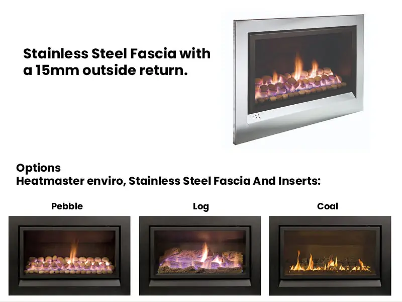 HeatMaster Enviro High Efficient Gas Fireplace